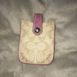 Coach card/money holder